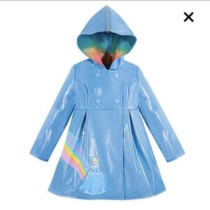 ✨ Authentic Disney Store Cinderella Raincoat – Girls Size 7/8 ✨
